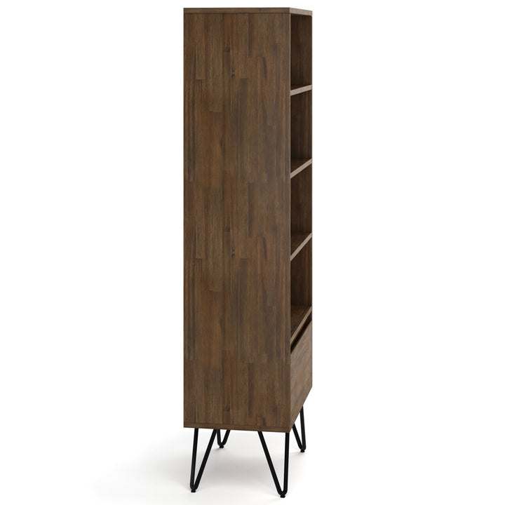 Chase Tall Bookcase in Acacia Image 7