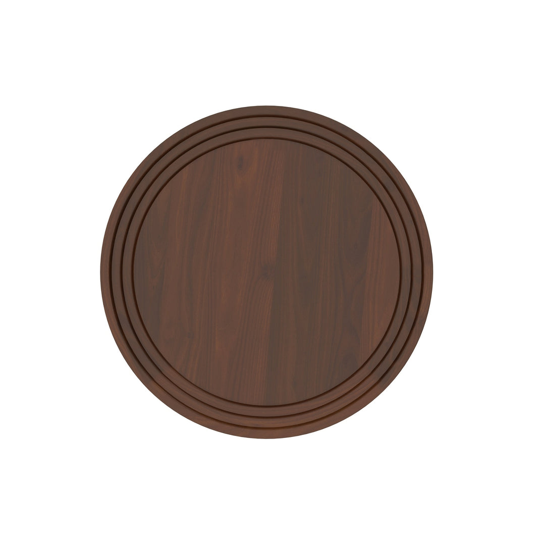 Clairmont Round Side Table in Acacia Image 6