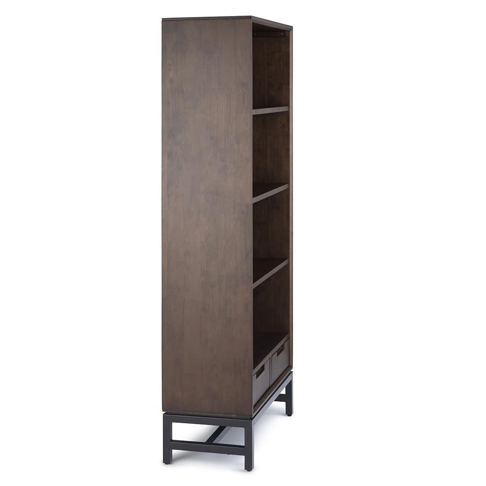 Banting Rubberwood Bookcase Mid-Century Modern 66 Inch Adjustable Shelves Image 12