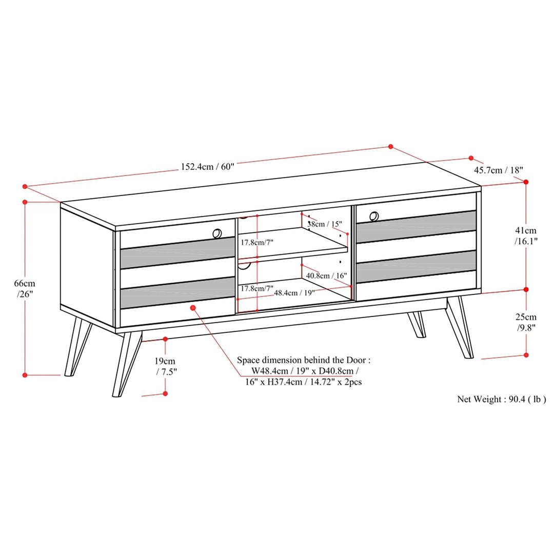 Clarkson Low TV Stand in Acacia Image 12