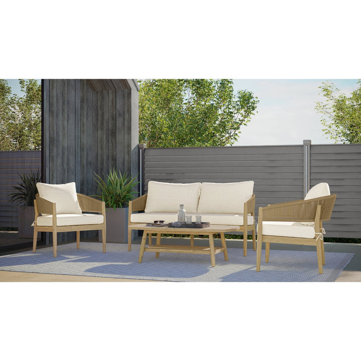 Bayshore 4 Piece Outdoor Conversation Set Image 2