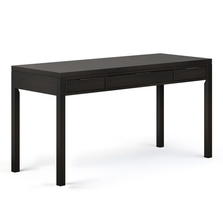 Hollander Desk Solid Wood 60 Inch Office Desk with Drawers Modern Design Image 2