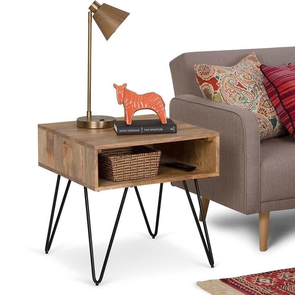 Hunter End Table in Mango Image 4
