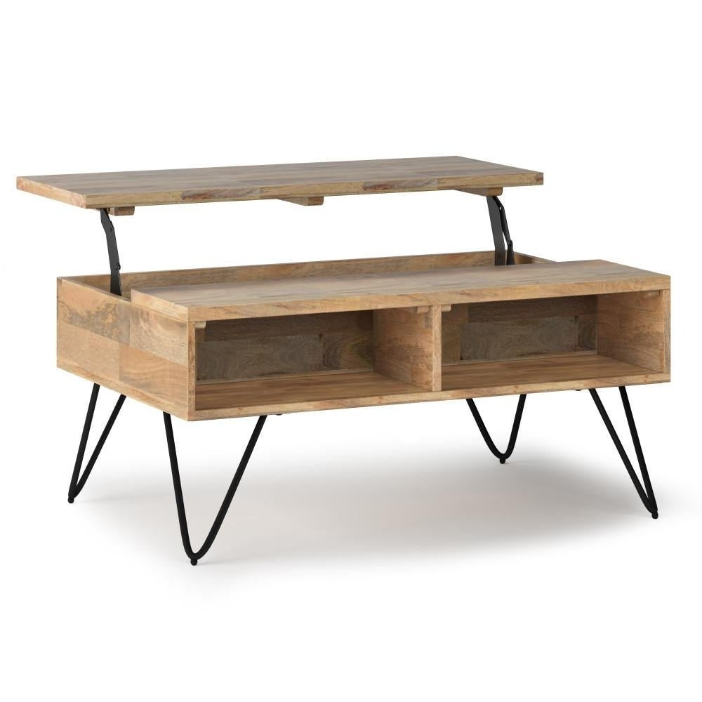 Hunter Small Lift Top Coffee Table in Mango Image 2