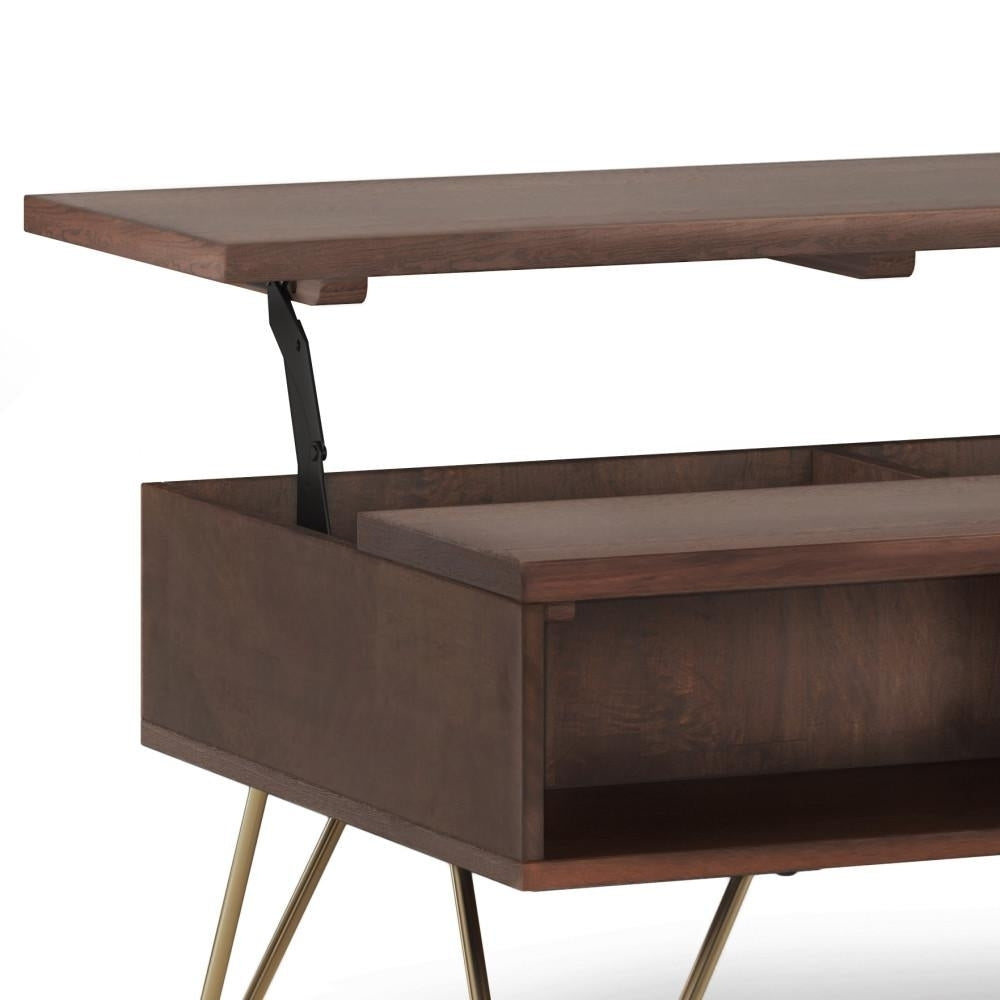 Hunter Small Lift Top Coffee Table in Mango Image 5