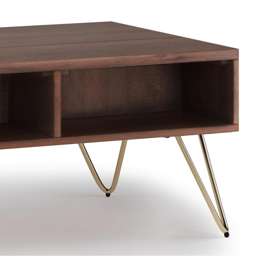 Hunter Small Lift Top Coffee Table in Mango Image 7