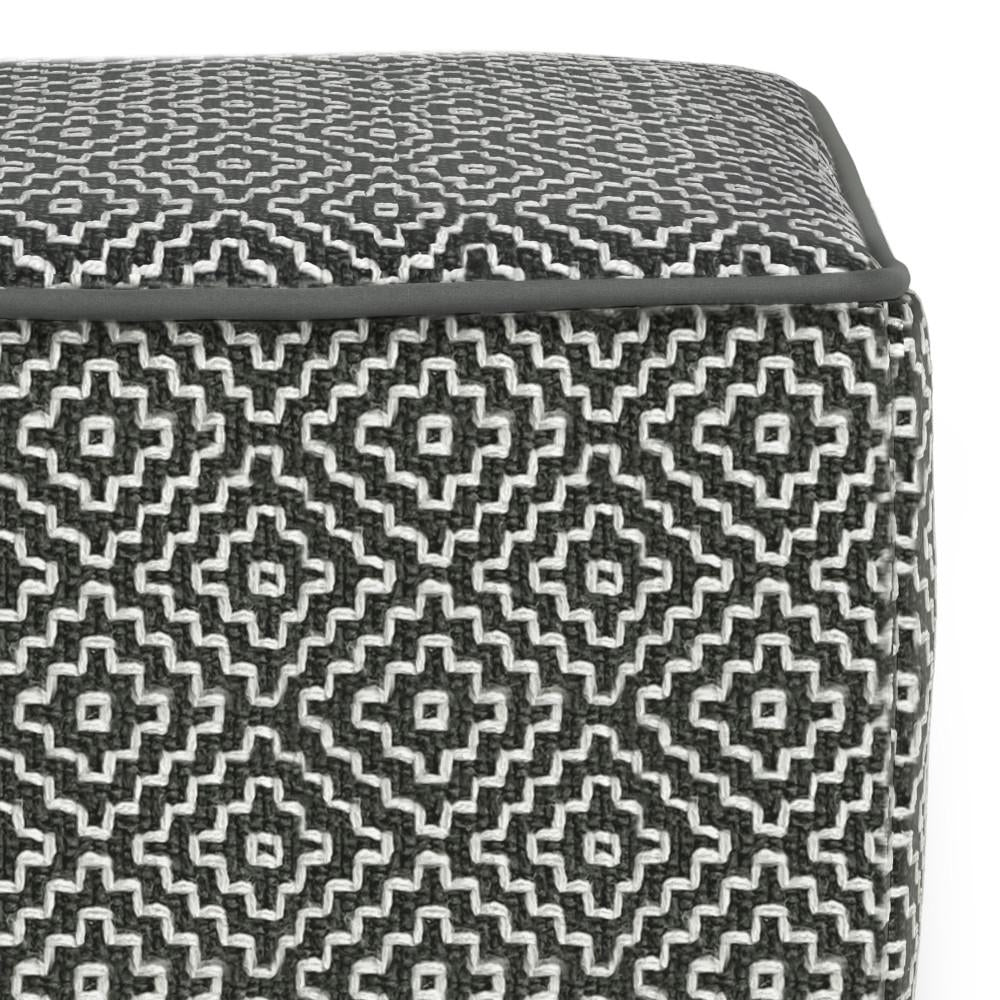 Briella Outdoor/ Indoor Pouf Image 5