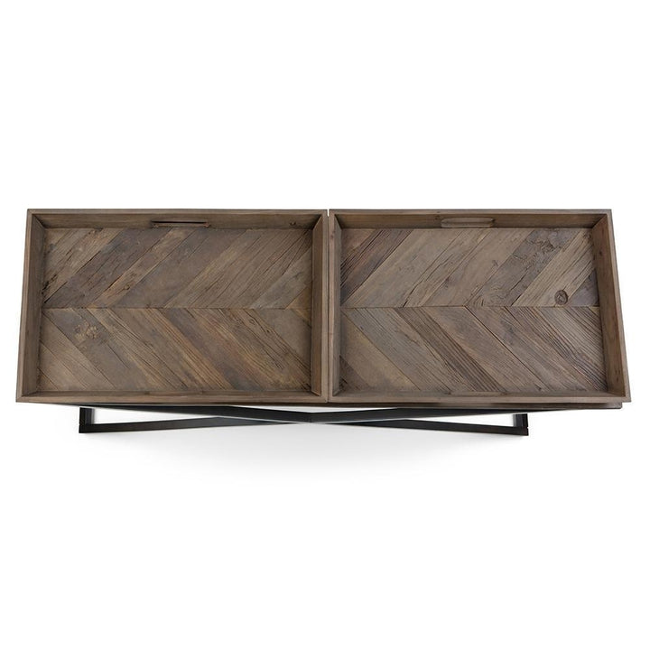 Damien Console Table in Elm Image 6