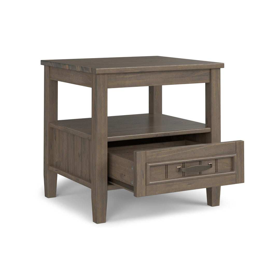 Lev End Table with Bottom Drawer Image 3
