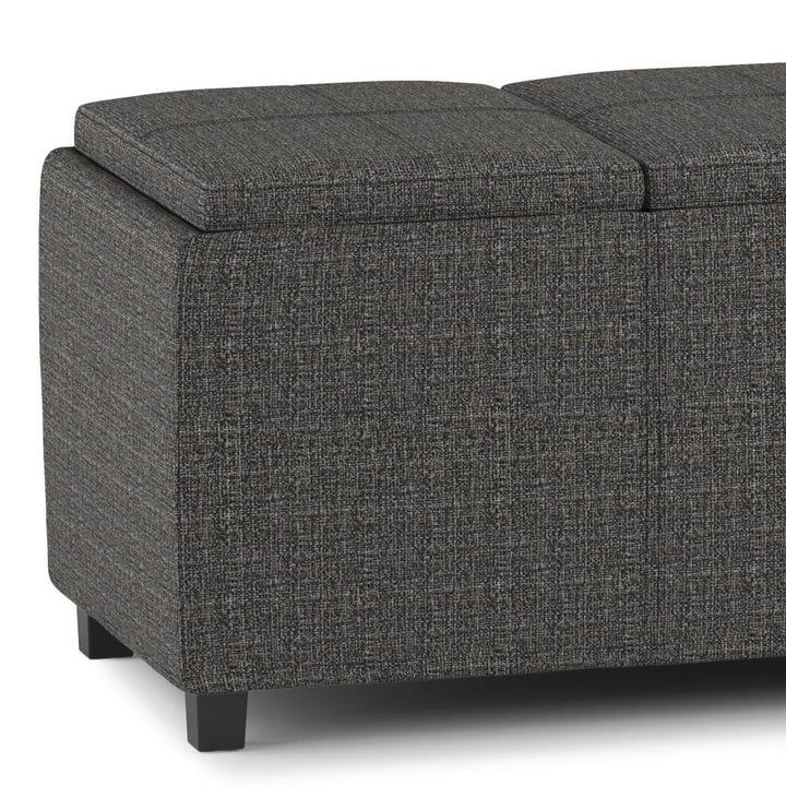 Avalon Ottoman in Tweed Image 4