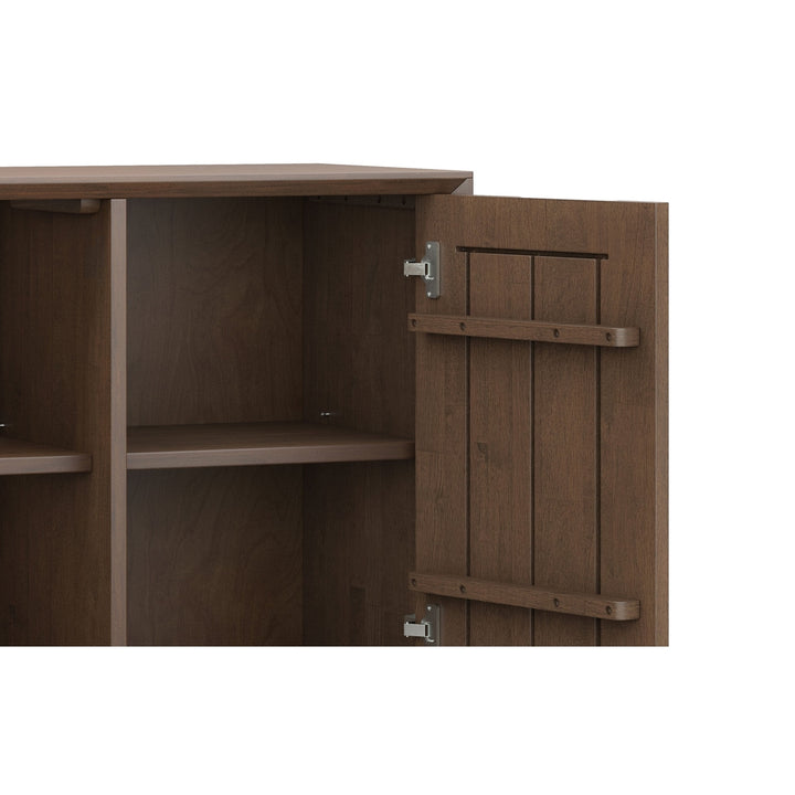 Banting Low Storage Cabinet Solid Hardwood Adjustable Shelves Versatile 31.5 Inch Image 4