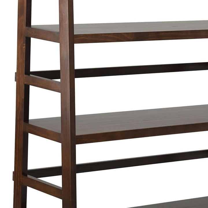 Acadian Wide Ladder Shelf Bookcase Image 4
