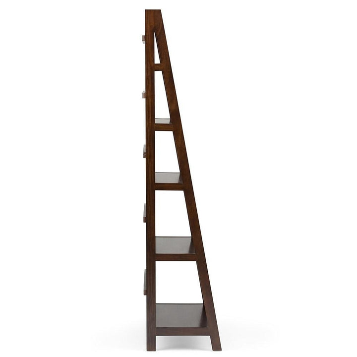Acadian Wide Ladder Shelf Bookcase Image 5
