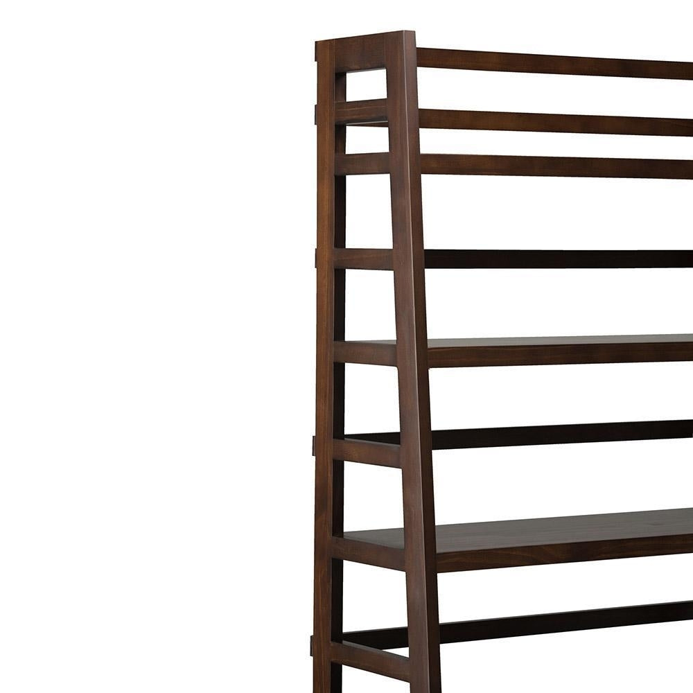 Acadian Wide Ladder Shelf Bookcase Image 7