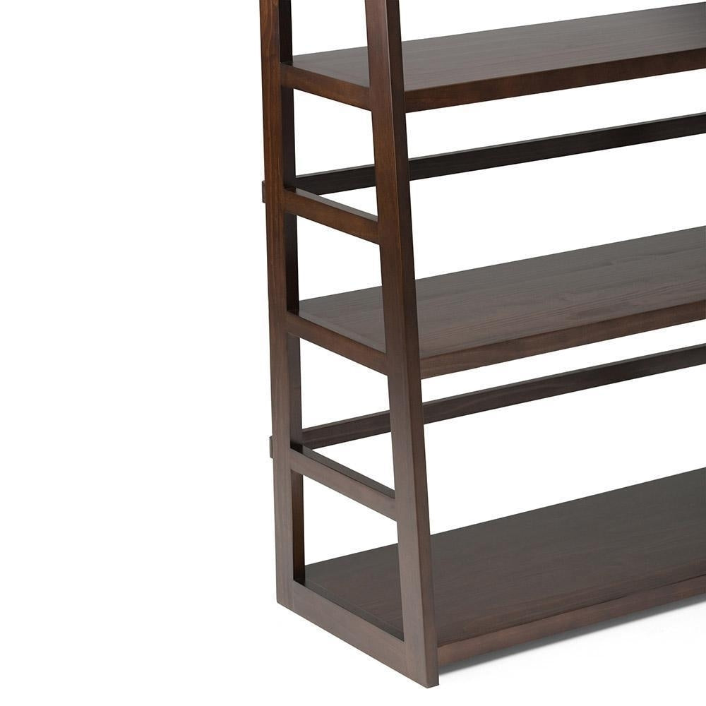 Acadian Wide Ladder Shelf Bookcase Image 8