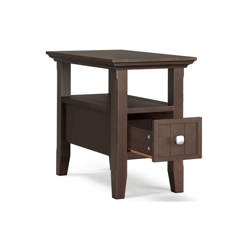 Acadian Narrow Side Table with Drawer Image 2