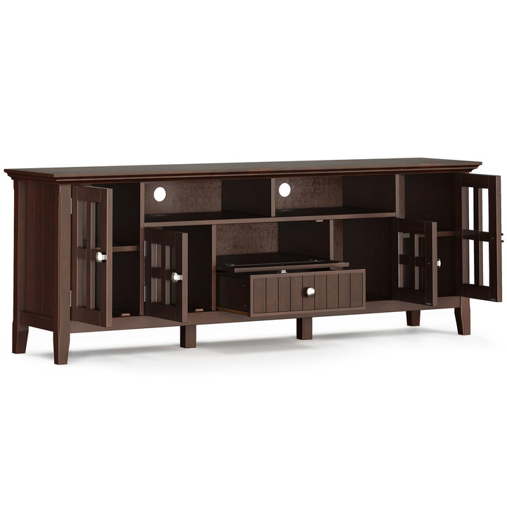 Acadian 72 Inch Wide TV Media Stand for TVs up to 80 Inches with Storage Cabinets Image 3