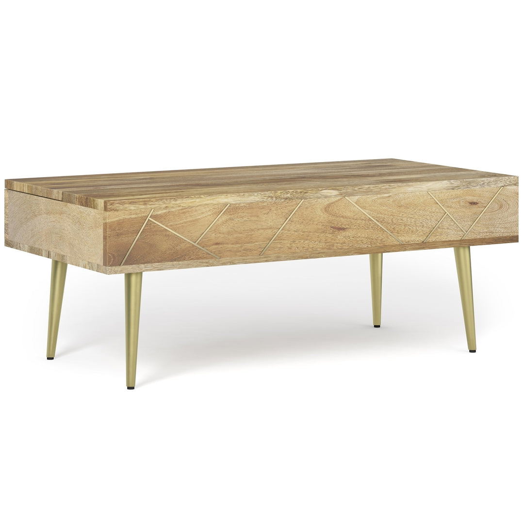 Jager Large Lift Top Coffee Table in Mango Image 5