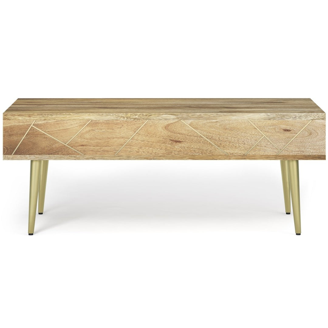 Jager Large Lift Top Coffee Table in Mango Image 9