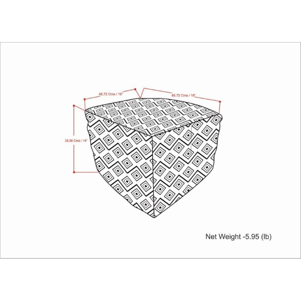 Hendrik Outdoor/ Indoor Pouf Image 6