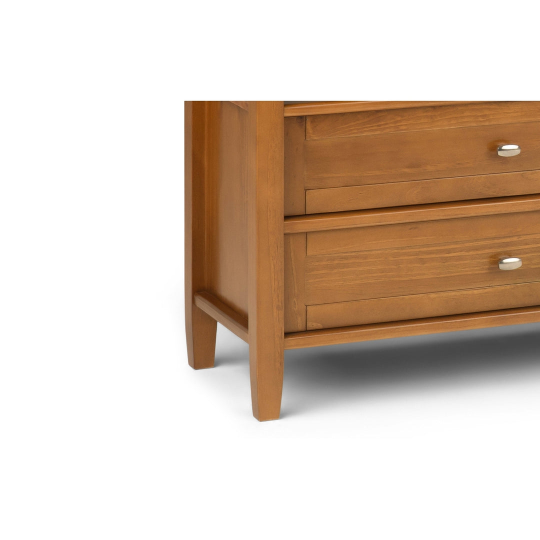 Warm Shaker Wide Console Table Image 7