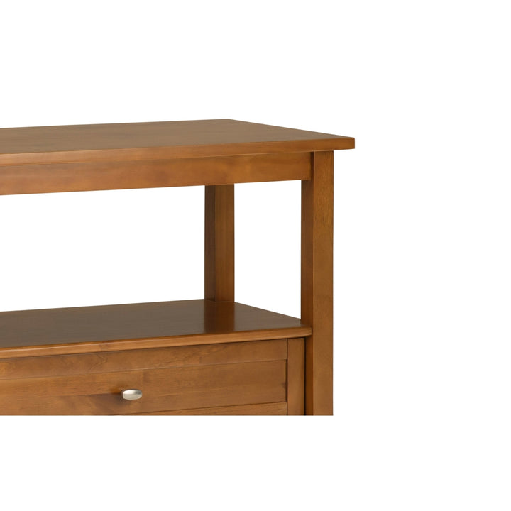 Warm Shaker Wide Console Table Image 8