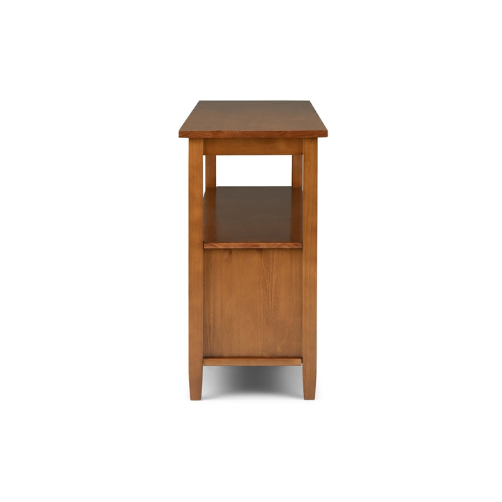 Warm Shaker Wide Console Table Image 11