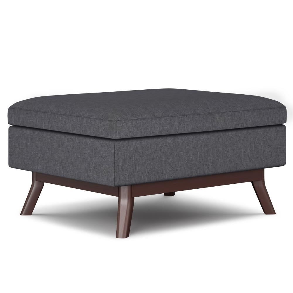 Owen Small Coffee Table Ottoman in Linen Image 2
