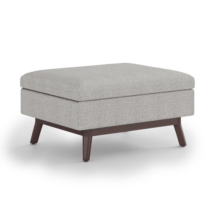 Owen Small Coffee Table Ottoman in Linen Image 1