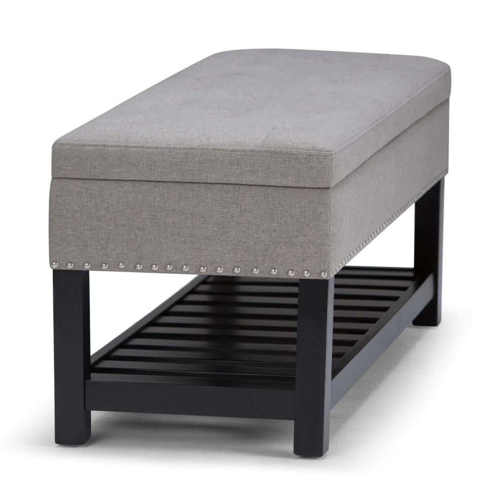 Lomond Ottoman Bench in Linen Image 9