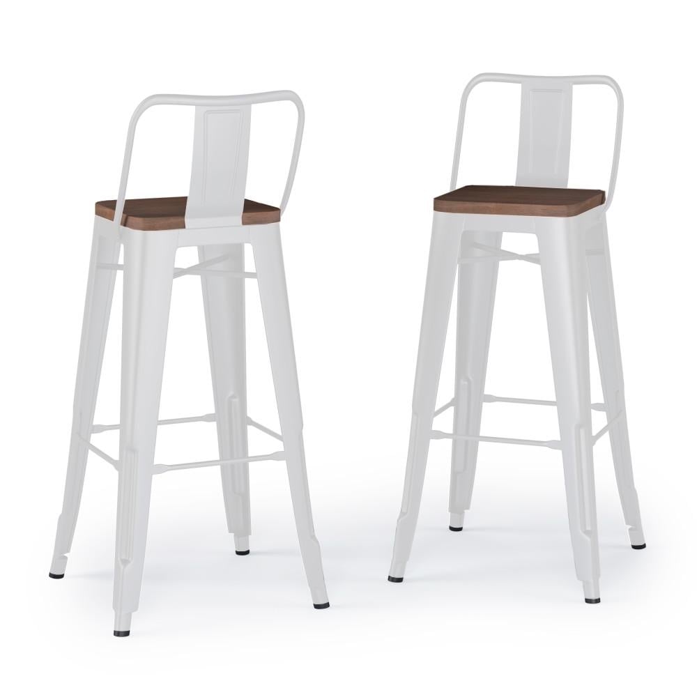 Rayne 30 inch Metal / Wood Bar Stool (Set of 2) Image 1