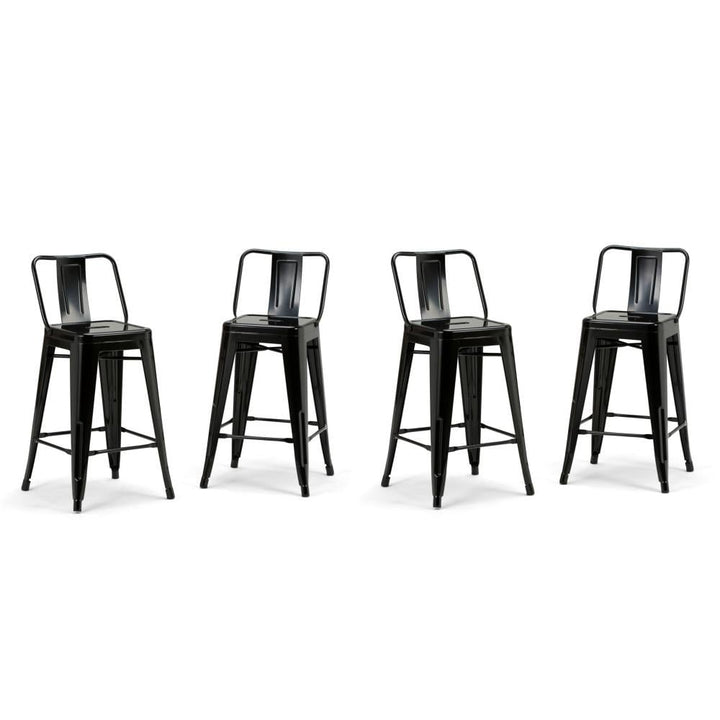 Rayne 24 inch Metal Counter Height Stool (Set of 4) Image 1