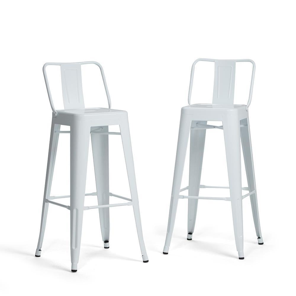 Rayne 30 inch Metal Bar Stool (Set of 2) Image 4