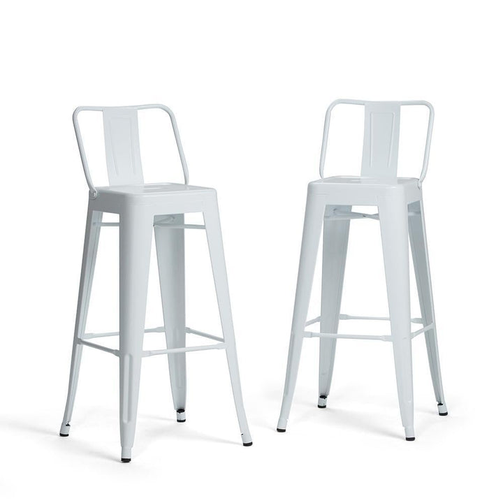 Rayne 30 inch Metal Bar Stool (Set of 2) Image 1