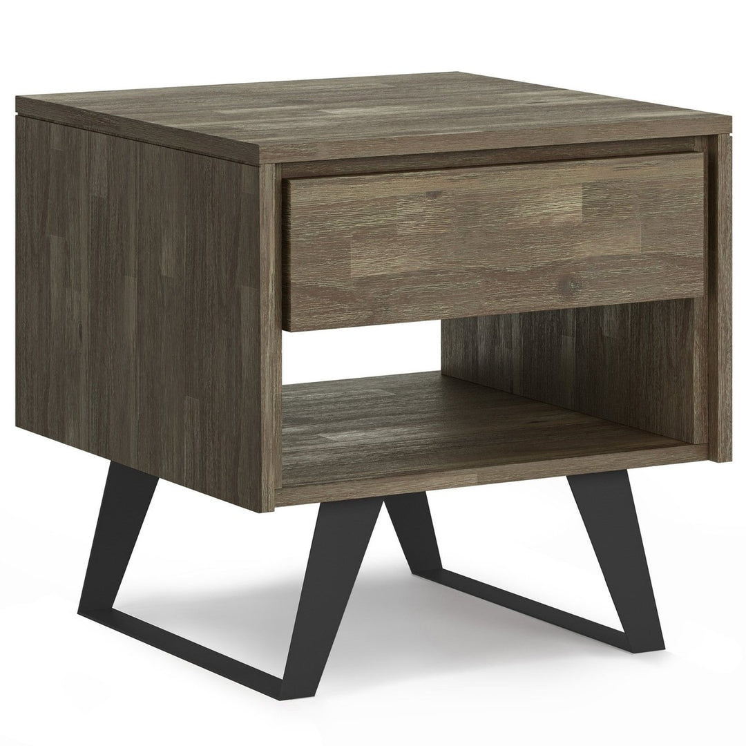 Lowry End Table in Acacia Image 1