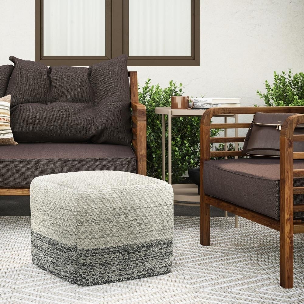 Macie Outdoor/ Indoor Pouf Image 2