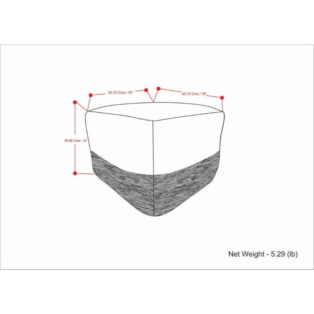 Macie Outdoor/ Indoor Pouf Image 6