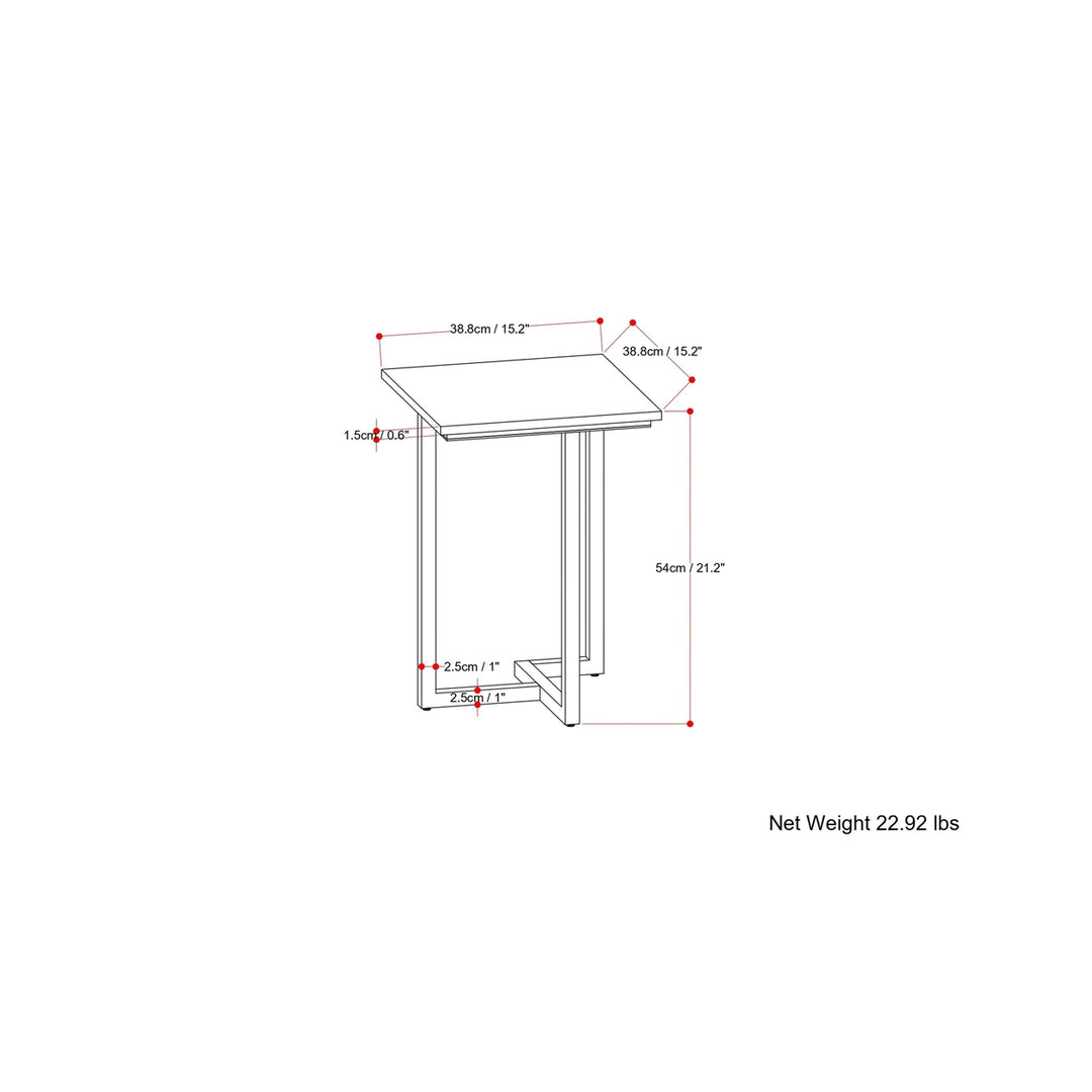 Rendal Marble Side Table Image 8