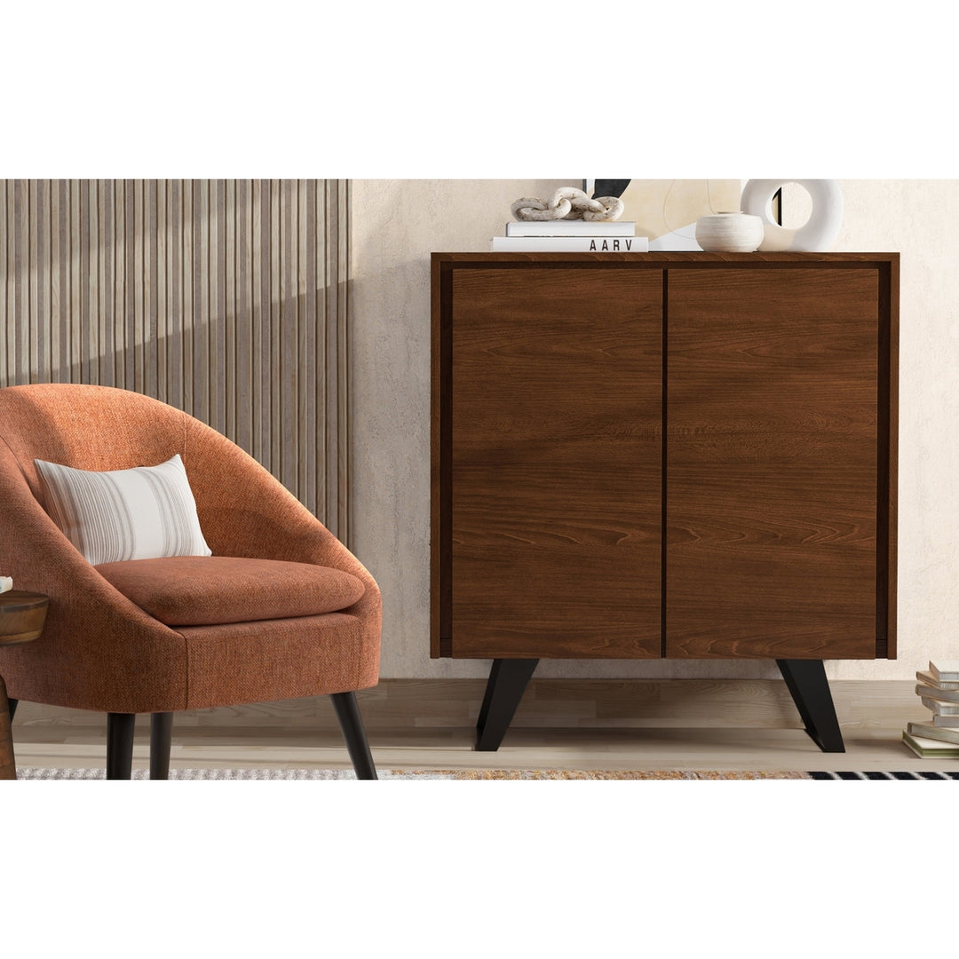 Lowry Medium Storage Cabinet in Walnut Image 2