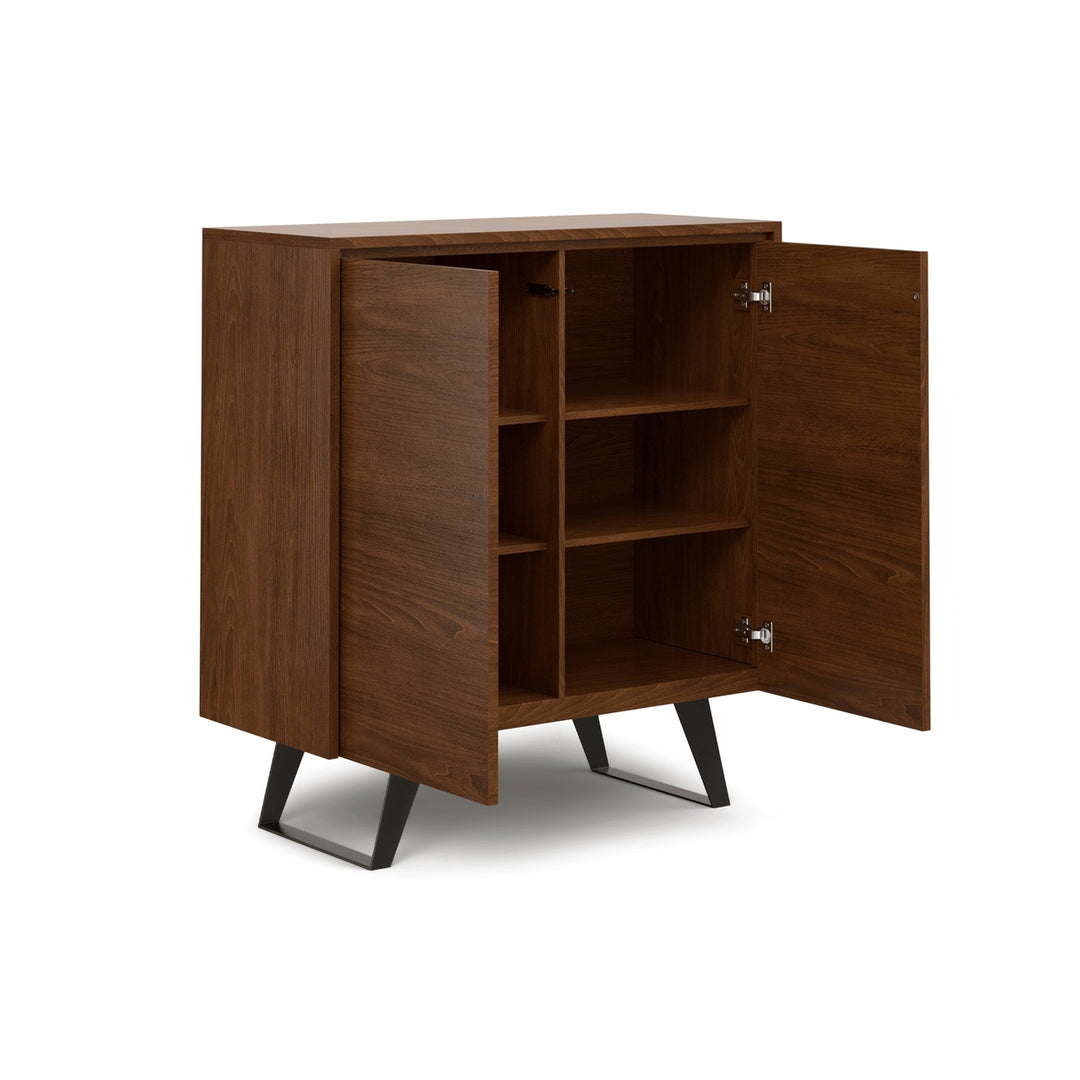 Lowry Medium Storage Cabinet in Walnut Image 4