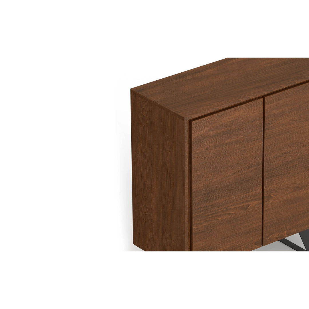 Lowry Medium Storage Cabinet in Walnut Image 9