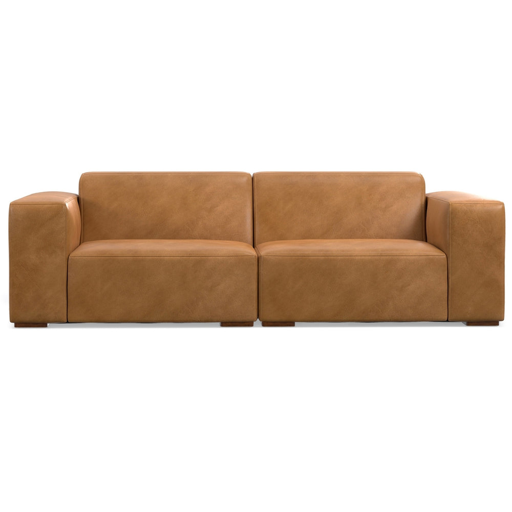 Rex 2 Seater Sofa in Genuine Leather Image 2