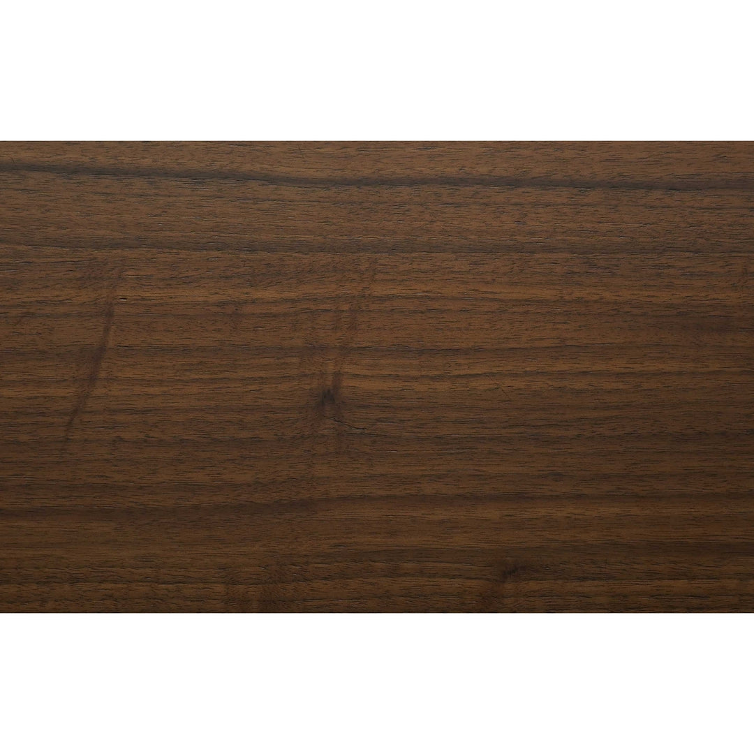 Sawhorse Solid Walnut Veneer and Metal Coffee Table Image 9