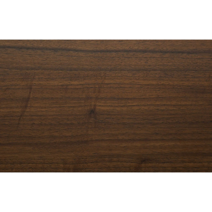 Sawhorse Solid Walnut Veneer and Metal Coffee Table Image 9