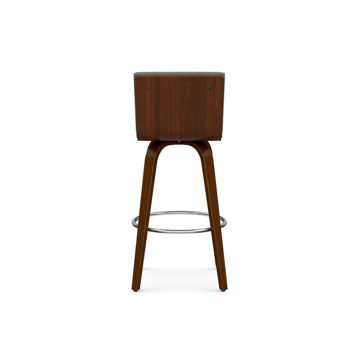 Roland Swivel Bar Stool in Linen Image 3