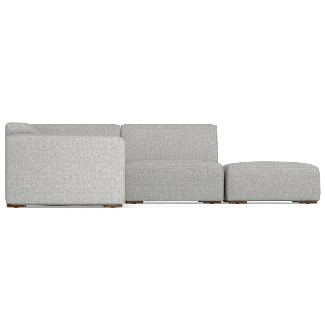 Rex Right Sectional and Ottoman in Performance Fabric Image 5