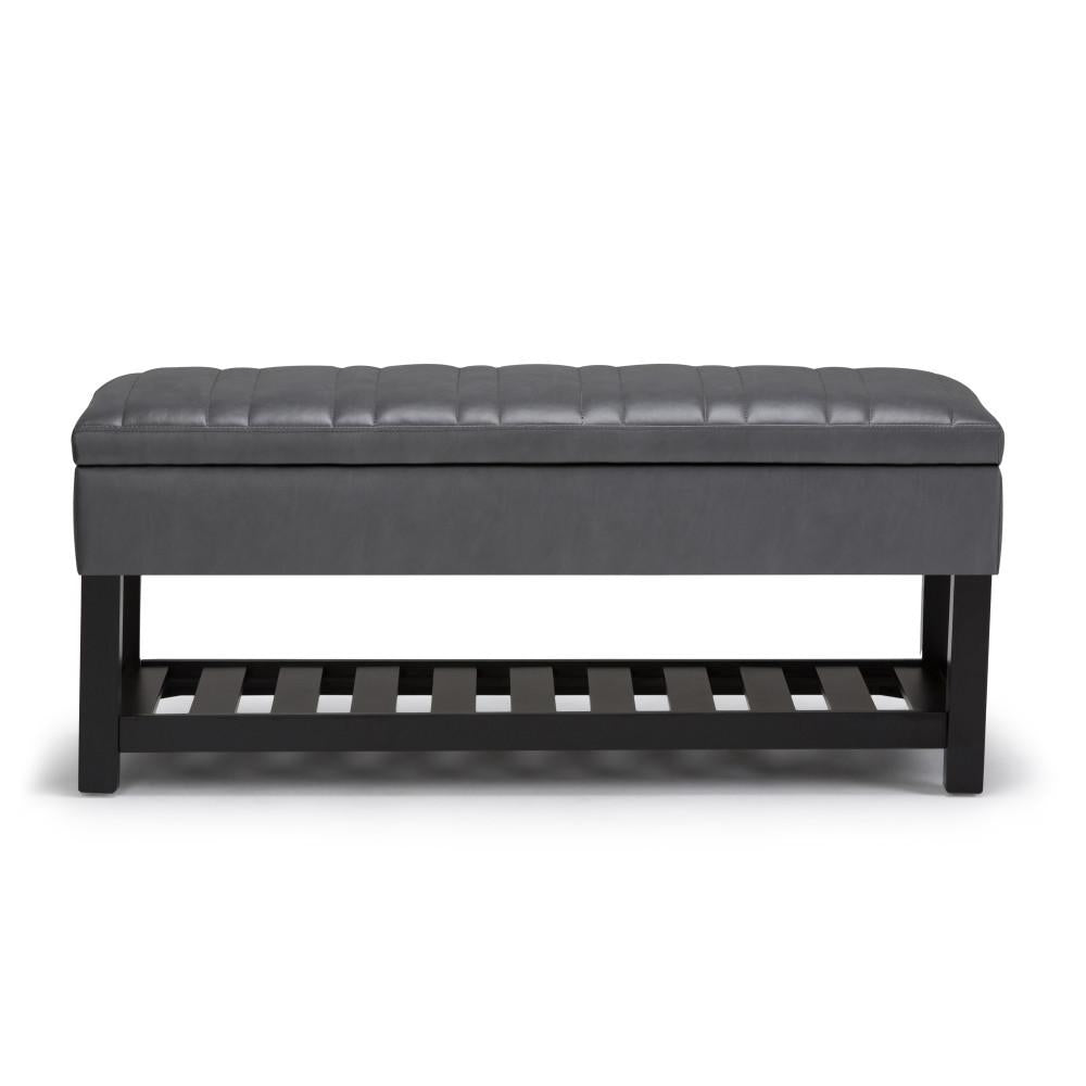 Memphis Ottoman Bench in Vegan Leather Image 6