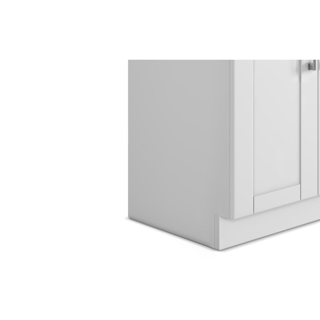 Modern Wide Shaker 28 inch Laundry Cabinet Image 9