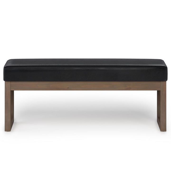 Milltown Large Ottoman Bench in Vegan Leather Image 4