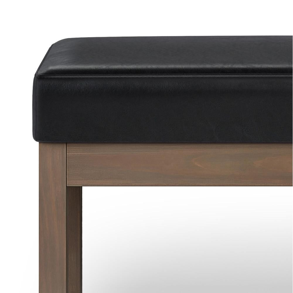 Milltown Large Ottoman Bench in Vegan Leather Image 5